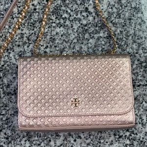 Tory Burch Marion Metallic crossbody bag